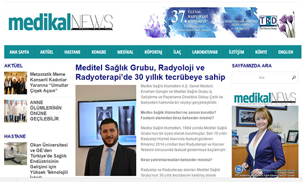 Meditel Sağlık Grubu, Radyoloji ve Radyoterapi’de 30 yıllık tecrübeye sahip Meditel Sağlık Grubu, Radyoloji ve Radyoterapi’de 30 yıllık tecrübeye sahip